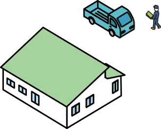 会社外観のイラスト